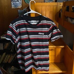 Staple pigeon stripe T